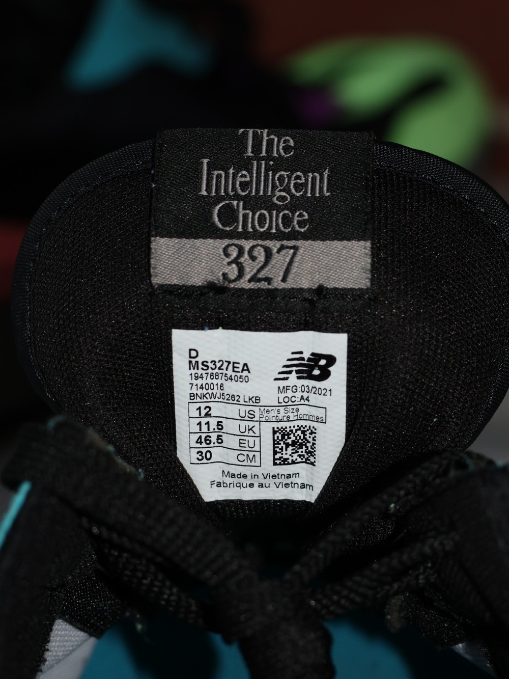 Balance 327 "Black Multi-Color" - Picture 8 of 8